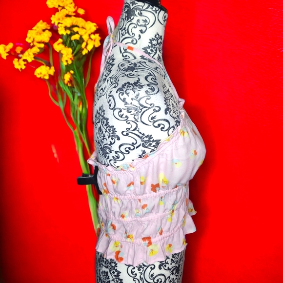 🆕️ BP. Pink Halter Crop Top- Medium - Picture 3 of 6